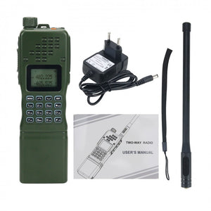 HamGeek AR-152 15W FM VHF UHF Radio Outdoor Walkie Talkie Handheld Transceiver with Flashlight