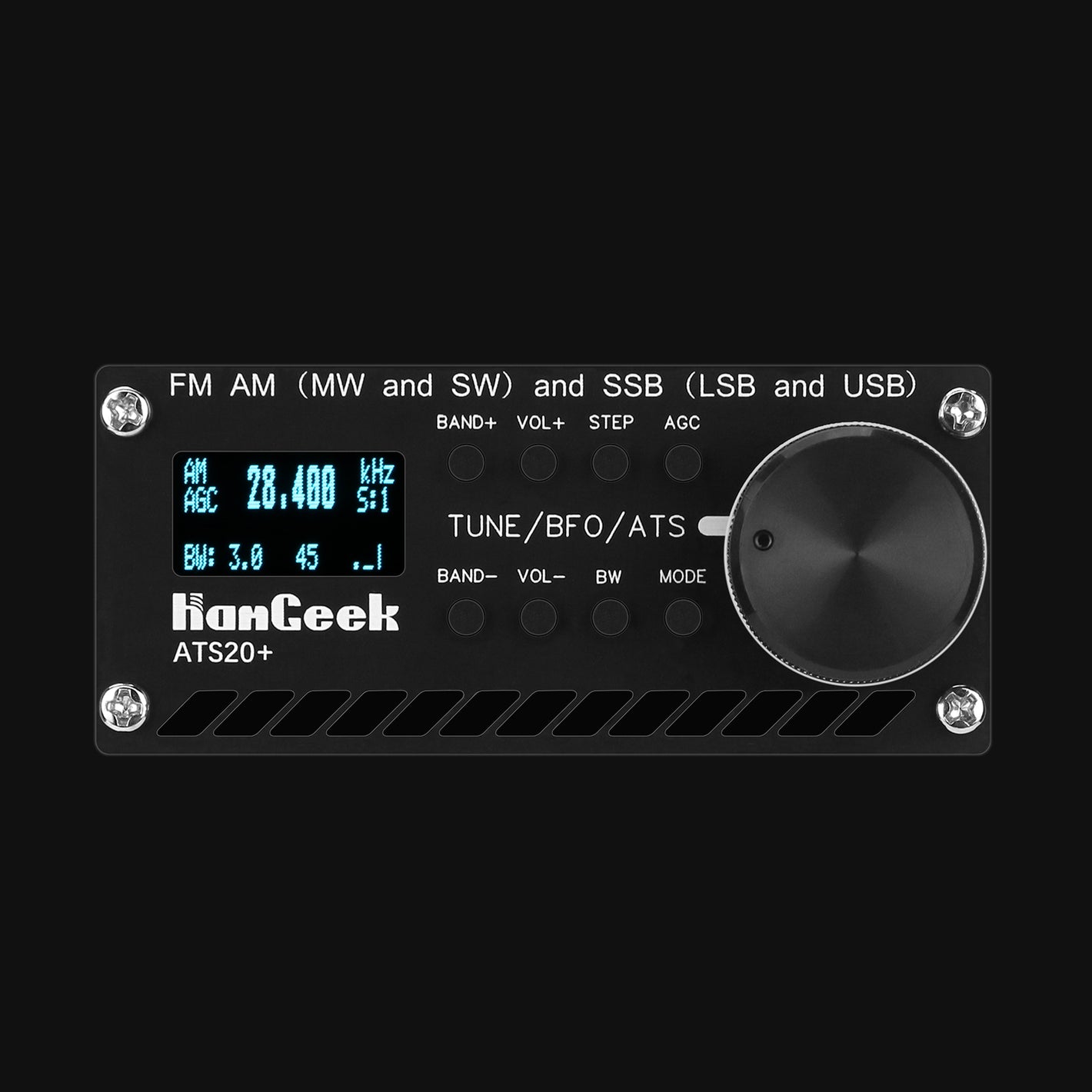 HamGeek ATS20+ DSP Receiver Full Band Radio FM AM (MW & SW) and SSB (LSB &USB) All Band Radio