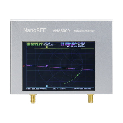 HamGeek NanoRFE VNA6000 6GHz 2-Port Vector Network Analyzer VNA Analyzer with 110dB Dynamic Range