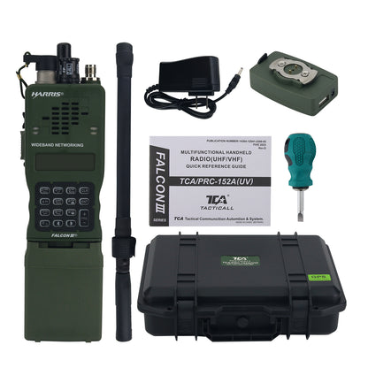 HamGeek TCA/PRC-152A Multifunctional Tactical Walkie Talkie GPS Version with Aluminum Alloy Shell