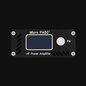 HamGeek Micro PA50+ 3.5MHz-28.5MHz 50W HF Power Amplifier HF Amp with 1.3" OLED Screen