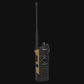 HAMGEEK APX-8000 Brown 12W 128CH Dual Band Radio VHF UHF Walkie Talkie Dual PTT & Duplex