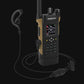 HAMGEEK APX-8000 Brown 12W 128CH Dual Band Radio VHF UHF Walkie Talkie Dual PTT & Duplex