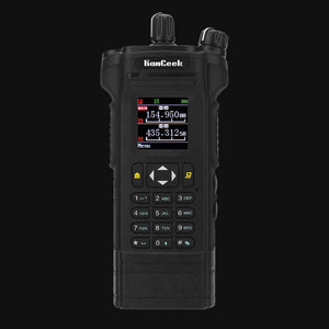 HAMGEEK APX-8000 Black 12W 128CH VHF UHF Walkie Talkie Dual Band Radio Dual PTT & Duplex