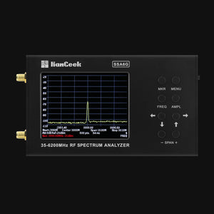 HAMGEEK SSA6G 35MHz-6200MHz RF Spectrum Analyzer RF Multimeter Spectrum Explorer with Touch Screen