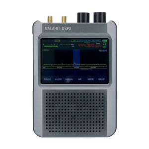 HamGeek Malahit-DSP2 SDR Malachite Receiver w/ Latest Authorized Firmware 2.40 Donut WB Antenna & Transimpedance Amplifier